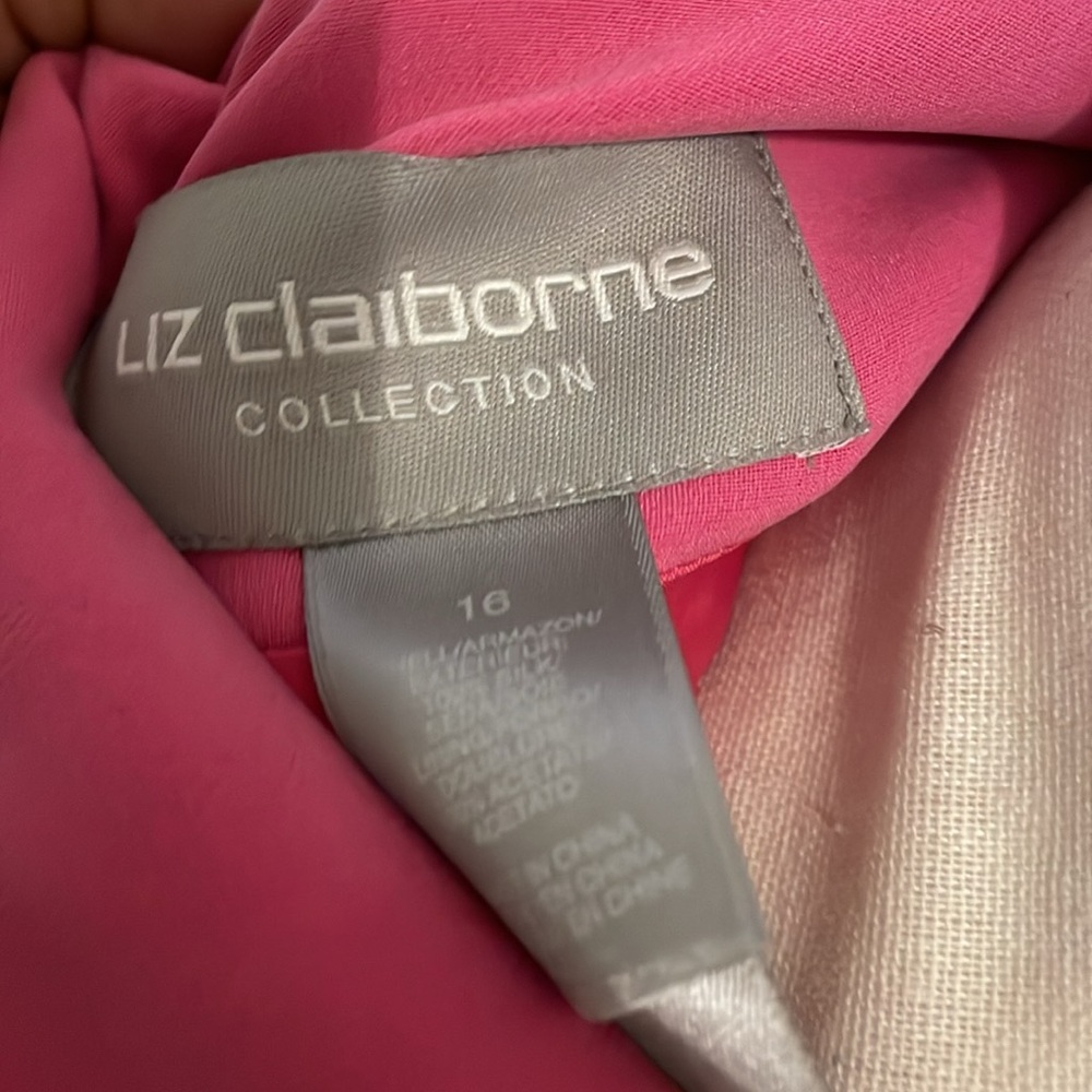 Beautiful 2 piece suit Liz Claiborne pink size 16 - Picture 10 of 12